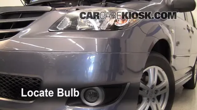 2006 Mazda MPV LX 3.0L V6 Éclairage Feu antibrouillard (remplacer l'ampoule)